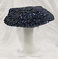 Hat, William J. (American, 1948–1962), synthetic, American