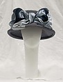 Hat, William J. (American, 1948–1962), synthetic, silk, American