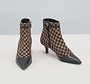 Boots, Louis Vuitton Co.  French, leather, metal, French