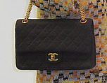 Ensemble, House of Chanel (French, founded 1910), wool, silk, metal, cotton, synthetic, mother-of-pearl, French