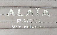 Belt, Azzedine Alaïa (French (born Tunisia), Tunis 1935–2017 Paris), leather, metal, French