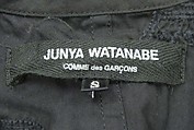 Ensemble, Junya Watanabe (Japanese, born 1961), cotton, metal, Japanese