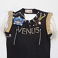 "Venus" T-shirt, Vivienne Westwood (British, 1941–2022), cotton, tin, brass, horsehair, rubber, British
