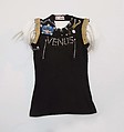 "Venus" T-shirt, Vivienne Westwood (British, 1941–2022), cotton, tin, brass, horsehair, rubber, British