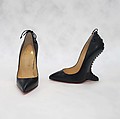 "Conquilla", Christian Louboutin  French, leather; metal, French