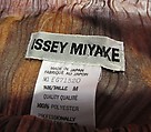 Ensemble, Issey Miyake (Japanese, 1938–2022), polyester, metal, Japanese
