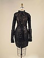 Ensemble, Vivienne Westwood British, wool, leather, plastic (vinyl), metal, British