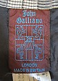 Dress, John Galliano (founded 1984), cotton, polyester, viscose, silk, metal, British