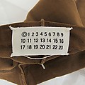 Ensemble, Maison Margiela (French, founded 1988), silk, cotton, leather, plastic (cellulose nitrate, polyurethane, polyvinyl chloride), rubber, metal, French