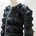 Ensemble, Comme des Garçons (Japanese, founded 1969), polyester, cupro, plastic (polyvinyl chloride), metal, Japanese