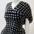 Dress, noir kei ninomiya (Japanese, founded 2013), plastic (polyurethane), polyester, cupro, metal, Japanese
