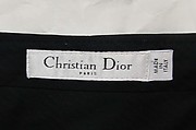 Ensemble, House of Dior (French, founded 1946), wool, silk, leather, French
