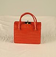 Ensemble, Prada (Italian, founded 1913), wool, silk, synthetic, leather, metal, feathers, Italian