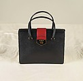 Ensemble, Prada (Italian, founded 1913), wool, synthetic, leather, metal, feathers, Italian