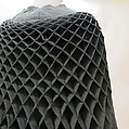Ensemble, Junya Watanabe (Japanese, born 1961), wool, polyester, plastic (polyurethane, polyvinyl chloride), nylon, cotton, mother-of-pearl, Japanese
