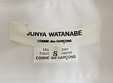 Ensemble, Junya Watanabe (Japanese, born 1961), wool, polyester, plastic (polyurethane, polyvinyl chloride), nylon, cotton, mother-of-pearl, Japanese