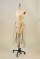 Bustle, metal, cotton, possibly American