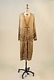 Dress, House of Lanvin French, silk, metal, French