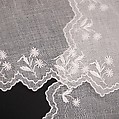 Kerchief, cotton, probably French