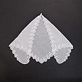 Kerchief, cotton, probably French
