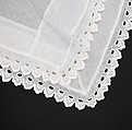Pelerine, cotton, probably French
