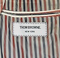Ensemble, Thom Browne (American, born 1965), wool, cotton, silk, wood, mother-of-pearl, leather, metal, American