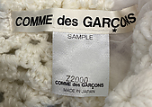 Ensemble, Comme des Garçons (Japanese, founded 1969), (a) plastic (foam); (b) acrylic, nylon; (c) rayon, cotton/polyester, viscose rayon; (d, e) cotton, plastic (polyurethane), Japanese