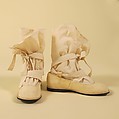 Shoes, Comme des Garçons  Japanese, leather, cotton, plastic (synthetic rubber), Japanese