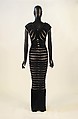 Dress, Azzedine Alaïa (French (born Tunisia), Tunis 1935–2017 Paris), Acetate, rayon, nylon, Spandex, metal, French