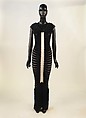 Dress, Azzedine Alaïa (French (born Tunisia), Tunis 1935–2017 Paris), Acetate, rayon, nylon, Spandex, metal, French