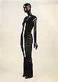 Dress, Azzedine Alaïa (French (born Tunisia), Tunis 1935–2017 Paris), Acetate, rayon, nylon, Spandex, metal, French