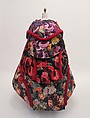 Ensemble, Comme des Garçons (Japanese, founded 1969), (a) polyester, nylon, cotton, silk, wool, triacetate, polyurethane, metal; (b, c) cotton, acetate, nylon; (d, e) cotton, acrylic, polyester, plastic (synthetic rubber), Japanese