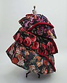 Ensemble, Comme des Garçons (Japanese, founded 1969), (a) polyester, nylon, cotton, silk, wool, triacetate, polyurethane, metal; (b, c) cotton, acetate, nylon; (d, e) cotton, acrylic, polyester, plastic (synthetic rubber), Japanese
