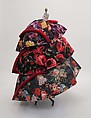 Ensemble, Comme des Garçons (Japanese, founded 1969), (a) polyester, nylon, cotton, silk, wool, triacetate, polyurethane, metal; (b, c) cotton, acetate, nylon; (d, e) cotton, acrylic, polyester, plastic (synthetic rubber), Japanese