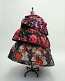 Ensemble, Comme des Garçons (Japanese, founded 1969), (a) polyester, nylon, cotton, silk, wool, triacetate, polyurethane, metal; (b, c) cotton, acetate, nylon; (d, e) cotton, acrylic, polyester, plastic (synthetic rubber), Japanese