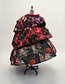 Ensemble, Comme des Garçons (Japanese, founded 1969), (a) polyester, nylon, cotton, silk, wool, triacetate, polyurethane, metal; (b, c) cotton, acetate, nylon; (d, e) cotton, acrylic, polyester, plastic (synthetic rubber), Japanese