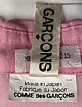 Dress, Comme des Garçons (Japanese, founded 1969), cotton, cupro, mother-of-pearl, Japanese