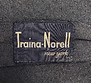 Dress, Traina-Norell (American, founded 1941), silk, synthetic fiber, plastic, metal, American