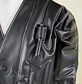 Jacket, Issey Miyake (Japanese, 1938–2022), plastic (polyurethane), metal, Japanese