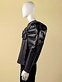 Jacket, Issey Miyake (Japanese, 1938–2022), plastic (polyurethane), metal, Japanese