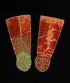 Mitts, silk, metal, Italian