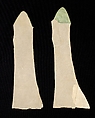 Mitts, Leather, silk, French
