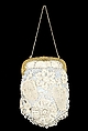 Bag, Cotton, silk, metal, American