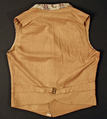 Waistcoat, wool, silk, British