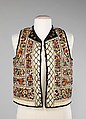 Vest, leather, wool, cotton, Hungarian
