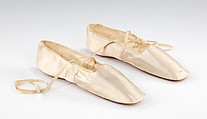 Wedding slippers, C. Middleton, silk, American