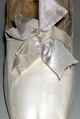 Wedding slippers, leather, silk, American