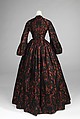 Evening dress, silk, American