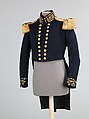 Military jacket, C. Webb (British), wool, silk, leather, metal, British