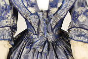 Dress, silk, British